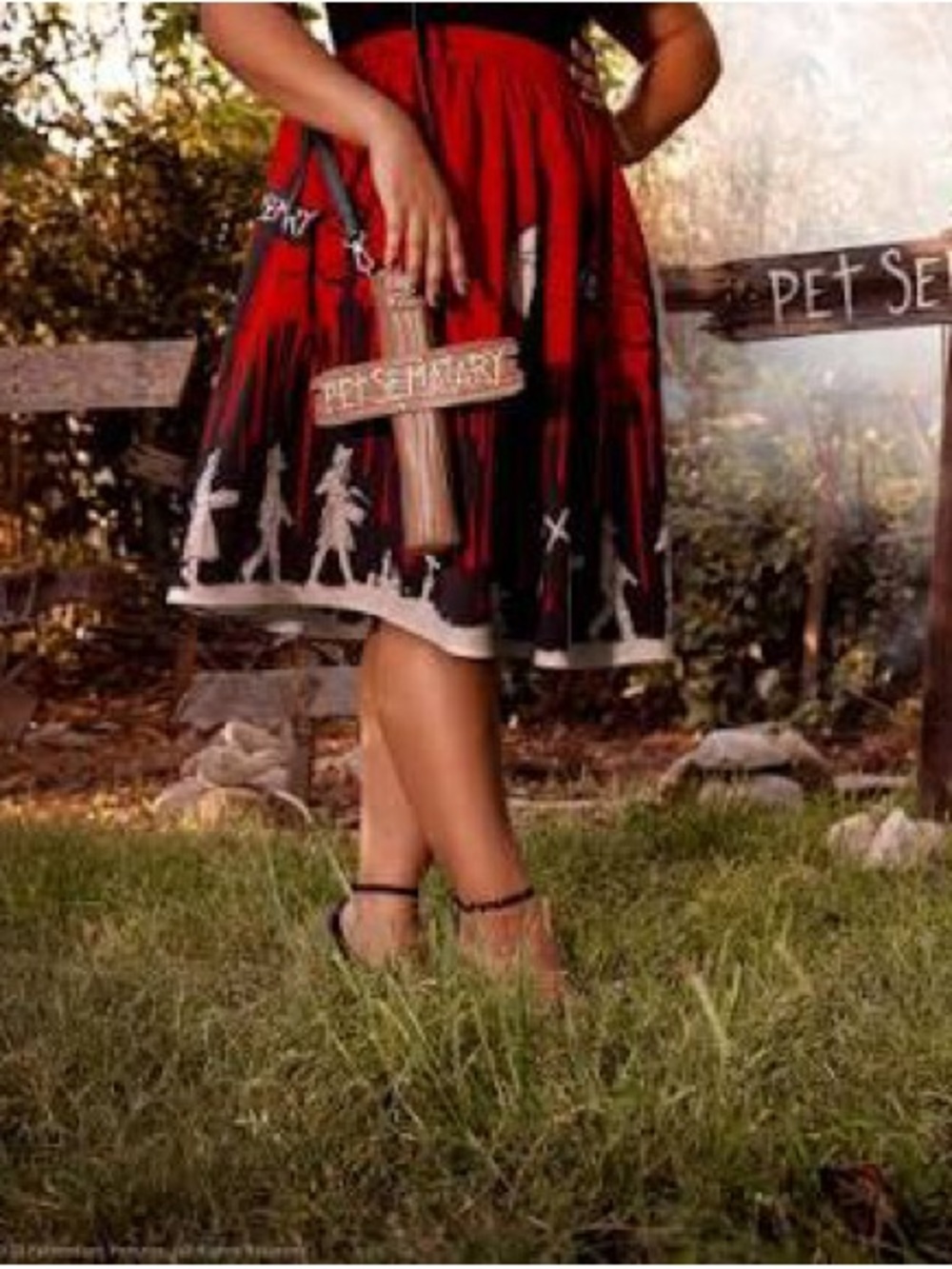 Micheline Pitt Pet Cemetery Skirt